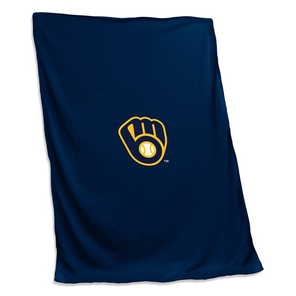 Logo Brands Milwaukee Brewers Sweatshirt Blanket 516-74 - main